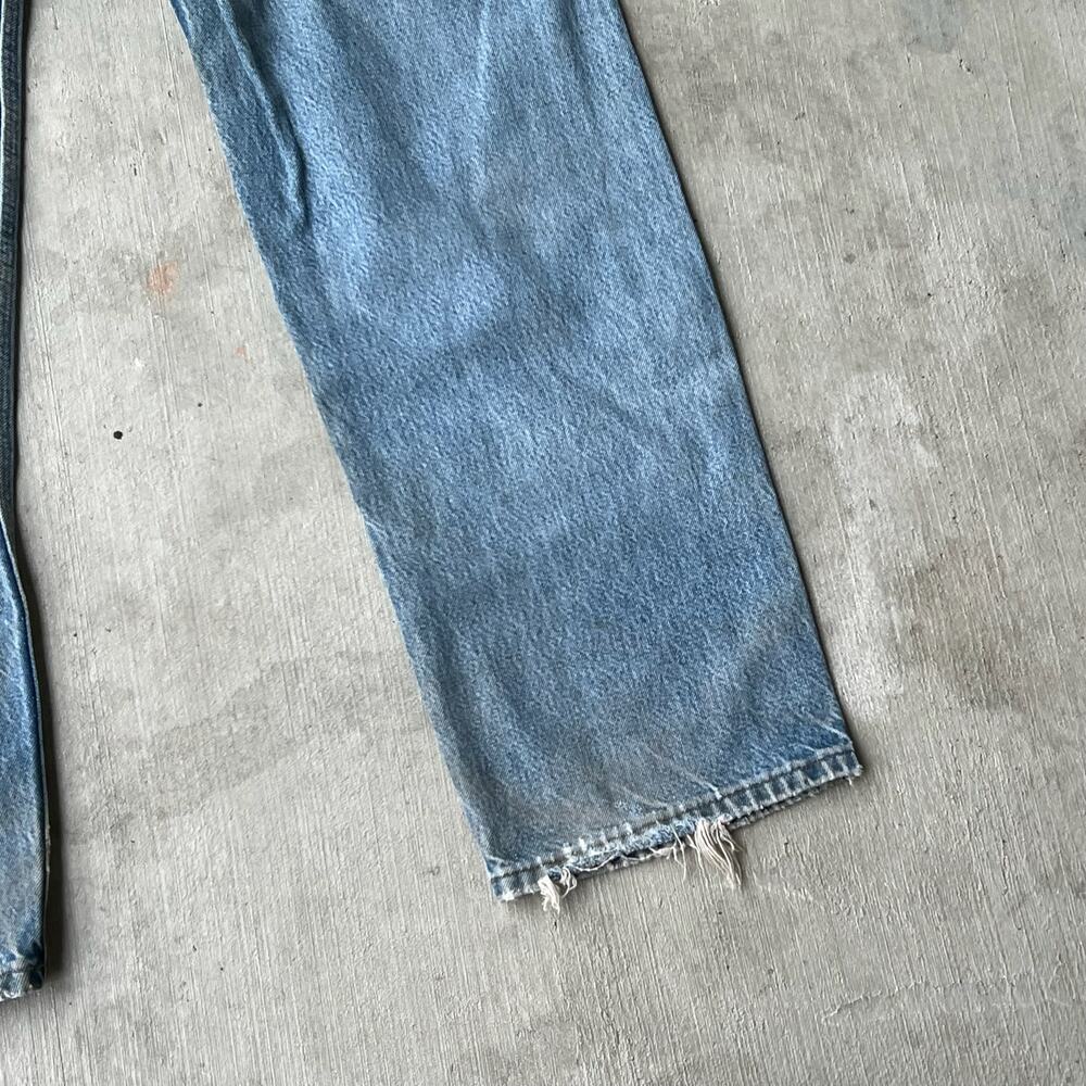 Carhartt denim blue jean double knee work wear carpenter pants - Picture 11 of 13